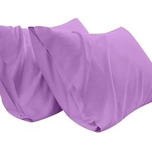 pillow covers set of 2 100 cotton 750 tc pillowcases lavender king