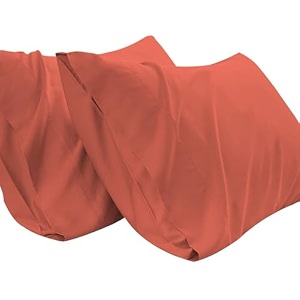 pillow covers set of 2 100 cotton 750tc pillowcases coral queen