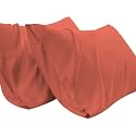 Pillow Covers Set of 2 100% Cotton 750 TC Pillowcases Coral King
