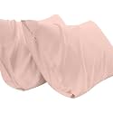 Pillow Covers Set of 2 100% Cotton 750TC Pillowcase Blush Standard