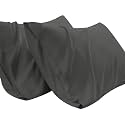 Pillow Covers Set of 2 100% Cotton 750TC Pillowcase Dark Grey Standard