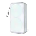 CD Case DVD Storage,100 Capacity DVD Cases Holder CD Storage Case Holders Plastic CD DVD Disc Case Storage Wallet Binder for Car Home Office Travel (1P Clear)