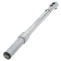 CDI 1/2 Inch Drive Adjustable Click Torque Wrench, Range 20-150 Ft Lbs / 34-197 Nm (1503MFRMH)