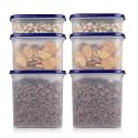 Cutting EDGE Anti-Bacterial Modular Container Blue Lid (Set Of 6)