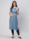 CEE 18 Women Printed Straight Kurta