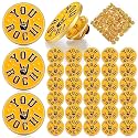 Ceenna 50 Pcs Employee of the Month Star Lapel Pins, You Rock