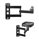 Ceiling Projector Wall Mount Stand- Adjustable Tilt&Swivel Hanging Projector Holder Wall Mount Stand Rack Stand