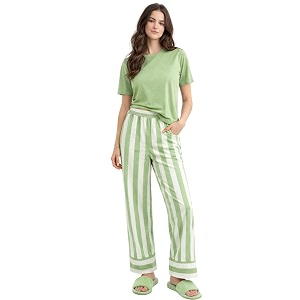 Celary Womens Cotton Blend Printed Night Suit