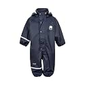 CeLaVi European Kids Rain, Mud and Snow Suit for Boys Girls with Detachable Hood, Waterproof 2 Pcs Rain Set or Onepiece