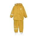 CeLaVi European Kids Rain Suit for Boys Girls with Detachable Hood, Waterproof 2 Pcs Rain Jacket w/Pants or Dungarees