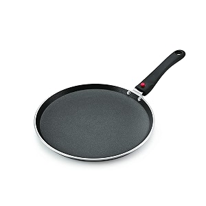 celebrino roti tawa with removable heat-resistant handle heavy guage aluminum cookware for inductionelectricceramicgas stove tops 3-layer nonstick coatingsnew_ind_celebrino_ft28