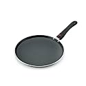 Celebrino Roti Tawa with Removable Heat-Resistant Handle, Heavy Guage Aluminum Cookware for Induction/Electric/Ceramic/Gas Stove Tops, 3-Layer Nonstick Coatings[New_IND_Celebrino_FT28]