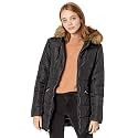 Celebrity Pink Men's Warm Winter Coat With Faux Trimmed Hood