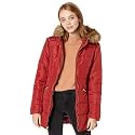 Celebrity Pink Men's Warm Winter Coat With Faux Trimmed Hood