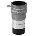 Celestron Omni 1.25" 2X Barlow Lens for Telescope Eyepieces Threaded Barrel