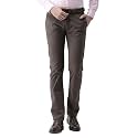 Celio Brown Solid Straight Fit Chinos