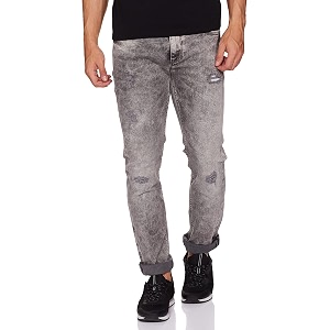 Celio Mens Straight Fit Stretchable Jeans