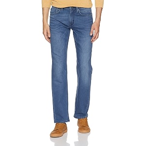 Celio Mens Straight Fit Stretchable Jeans