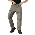 Celio Men Olive Solid Straight Fit Cotton Cargo Trouser