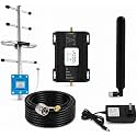Cell Phone Booster for AT&T & T-Mobile, 5G 4G LTE Band 12/17 700MHz, Black