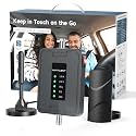 ANNTLENT Cell Phone Signal Booster for Car, Truck and SUV | Boosts Signal for All U.S. Carriers on Band 2, 4, 5, 12, 13 and 17 | Supports Multiple Users and Devices | Easy to Setup | FCC Approved