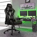 CELLBELL GC04 Transformer Series Gaming/Racing Style Adjustable Back Cushion Chair for Gamers PU Leather [Pattern 011