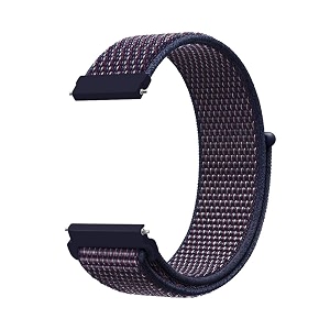 cellfather unisex adult 20mm nylon sport loop wrist band straps compatible for amazfit biplitegtsminigtr 42mm -indigo
