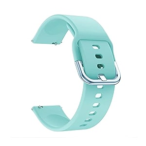 cellfather unisex adult 20mm silicone wrist band straps compatible for amazfit biplitegtsminigtr 42mm -light blue