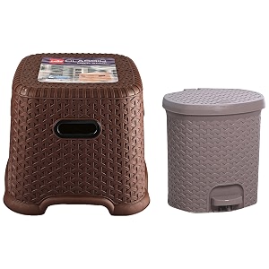 cello classic plastic pedal dustbin 12 litres grey amp classic perfect posture plastic stool small brown