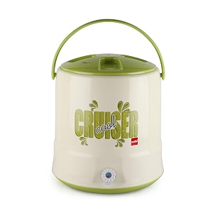 cello cruiser plastic insulated water jug 20 litres green