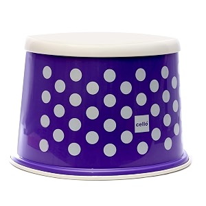 cello fusion plastic tuffy stool violet