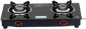 CELLO Gem 2 Burner Black Gas CooktopToughened