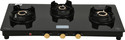 CELLO Granito 3 Burner Black Gas Cooktop