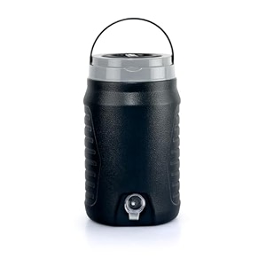 cello igloo thermos water jug for travel 6 litre black  easy to fill easy to carry handle keeps water cold for long hours twist and pour tap insulated water jug for picnic home factory amp workshop