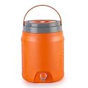 CELLO Igloo Thermos Water Jug for Travel 12 Litre Orange | Easy to Fill, Easy to Carry Handle Keeps Water Cold for Long Hours Twist and Pour Tap Insulated Water Jug for Picnic Home Factory &amp; Workshop