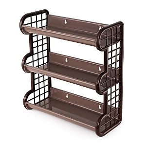 cello japan plastic storage shelf brown