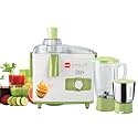 Cello Jmg Rio Plus 500-Watt Juicer Mixer Grinder with 2 Jars (Green/White) - 500 Watts