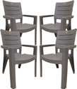 cello Jordan Armrest Plastic Outdoor Chair