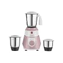 Cello Kitchenette Collection Tigor Mixer Grinder with 3 Jars | 500 Watts | 3X Speed Control | Set of 3 | Pink