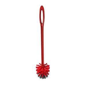 cello kleeno eco round toilet brush 1pc red and grey