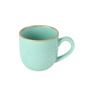 cello nova nexus color tropical mug set of 6 180ml blue  scratch resistant  porcelain tea coffee mug set  ideal for daily use amp gifting  dishwasher safe  medium mug 