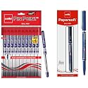 Cello Papersoft Ball Pen - (Blue) Pinpoint Ballpoint Pens - Blue (Pack of 10)