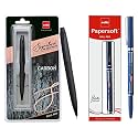 Cello Papersoft Ball Pen - (Blue) Signature Carbon Ball Pen