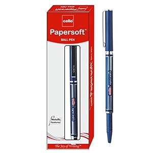 cello papersoft ball pen - pack of 50 blue