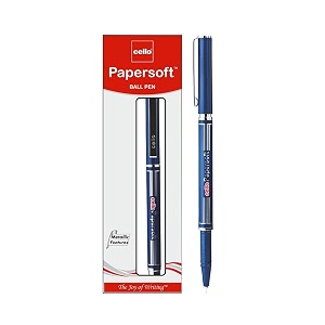 cello papersoft ball pen - blue