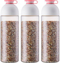 cello Plastic Grocery Container  - 500, 750 ml, 1000 ml, 1500 ml, 2000 ml, 1200 ml, 1600 ml (Pack of 20, White)
