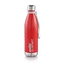 Cello Scout Stainless Steel Insulated Water Bottle with Wrist Strap | Double Walled Bottle | Leakproof | Ideal for Outdoor Activities, Office, Home &amp; School, College | 750ml, Red
