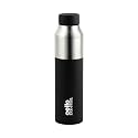 CELLO Arctic Stainless Steel Water Bottle for Office &amp; Daily Use 1000 ml Black | ISI Certified Fridge Safe Easy Grip Stylish Colorful Rustproof &amp; Leakproof Steel Water Bottle for Travel Gym College