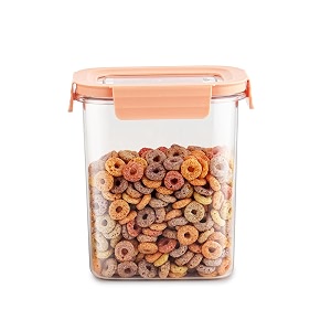 cello stylelock pet storage container for kitchen 1800ml baby orange  freezer amp fridge safe stackable airtight kitchen storage container jar box set for biscuit bread coffee fruits pasta flour spices