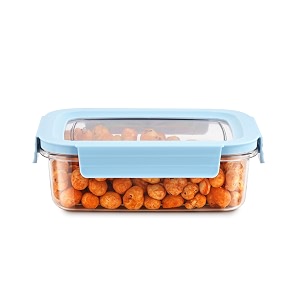 cello stylelock pet storage container for kitchen 410 ml baby blue  freezer amp fridge safe stackable airtight kitchen storage container jar box set for biscuits bread coffee fruits pasta flour spices